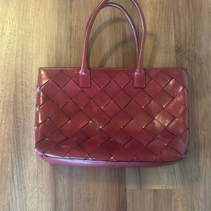 Wilson Red Leather Purse